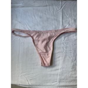 NWOT Frederick’s of Hollywood Rhinestone Waist G-String Thong Pink Size 6 M